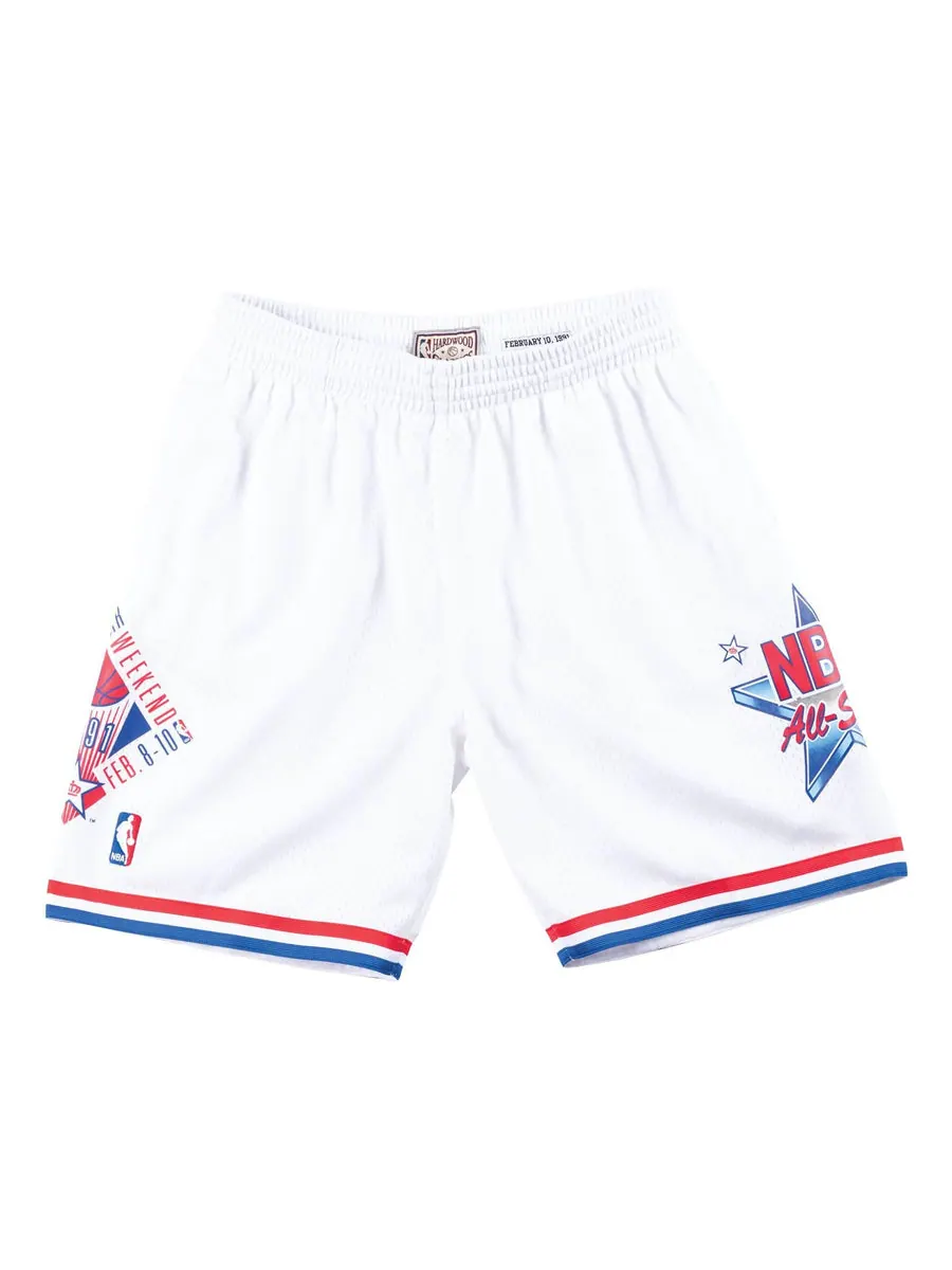 Спортивные шорты Mitchell & Ness NBA Swingman Shorts All-Star East 1991 'White' — изображение 1 из 2, белый