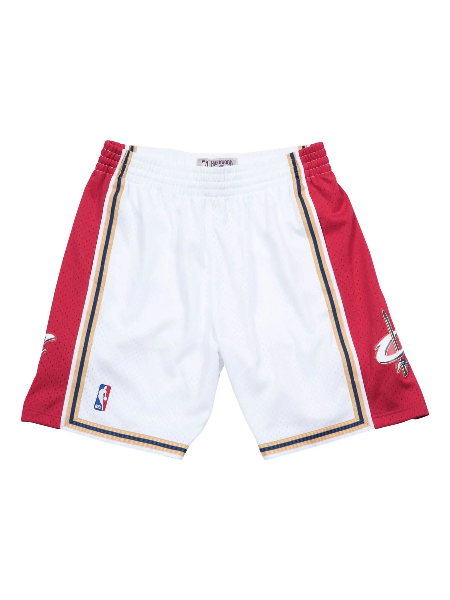 Шорты Mitchell & Ness NBA Swingman, домашняя форма «Кливленд Кавальерс», сезон 2003-04 — изображение 1 из 2, белый/красный