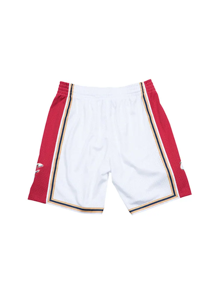 Шорты Mitchell & Ness NBA Swingman, домашняя форма «Кливленд Кавальерс», сезон 2003-04 — изображение 2 из 2, белый/красный