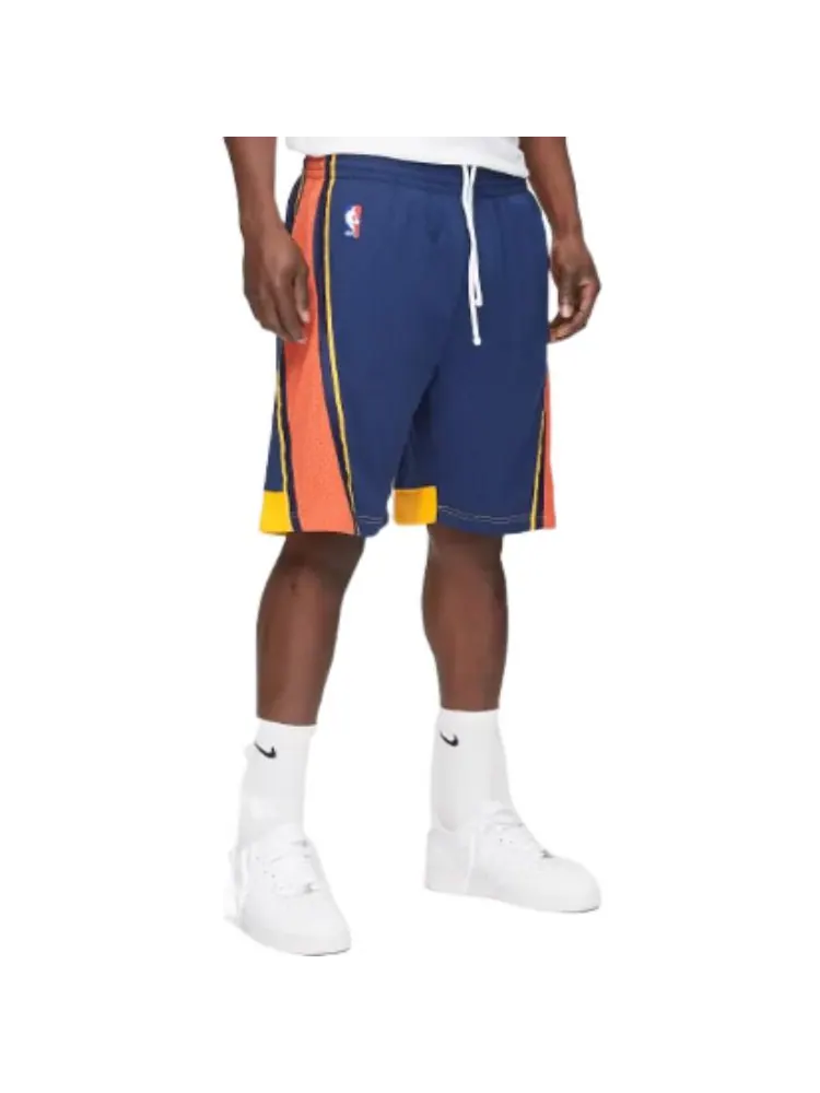 Спортивные шорты Mitchell & Ness NBA Swingman Shorts Golden State Warriors Road 2009-10 'Navy Orange' — изображение 3 из 3