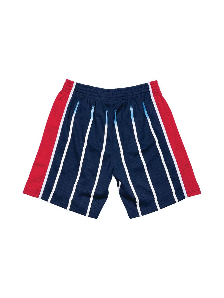 Спортивные шорты Mitchell & Ness NBA Swingman Shorts Houston Rockets Road 1996-97 'Navy White' — изображение 2 из 8