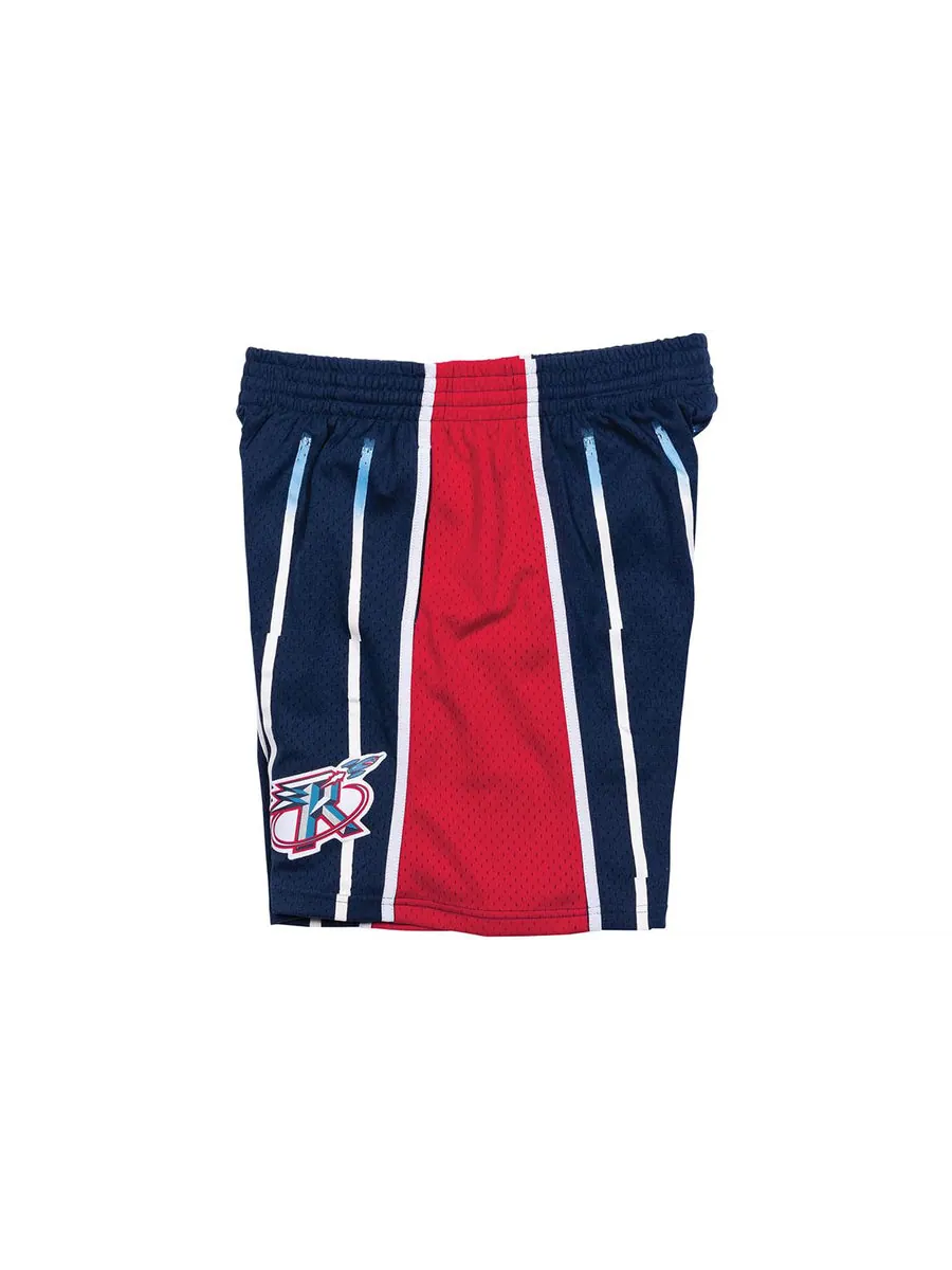Спортивные шорты Mitchell & Ness NBA Swingman Shorts Houston Rockets Road 1996-97 'Navy White' — изображение 3 из 8