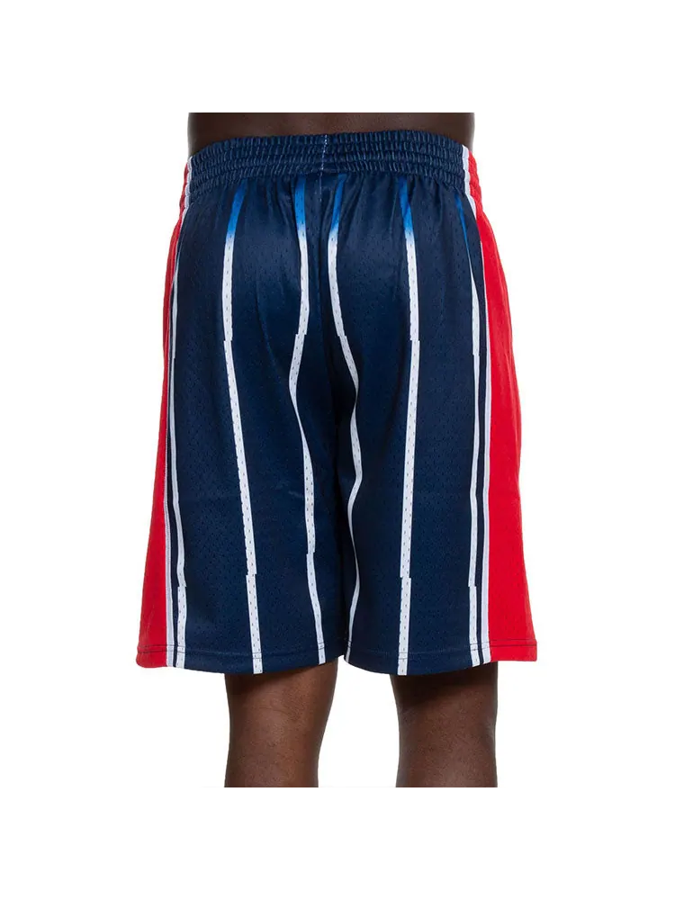 Спортивные шорты Mitchell & Ness NBA Swingman Shorts Houston Rockets Road 1996-97 'Navy White' — изображение 6 из 8
