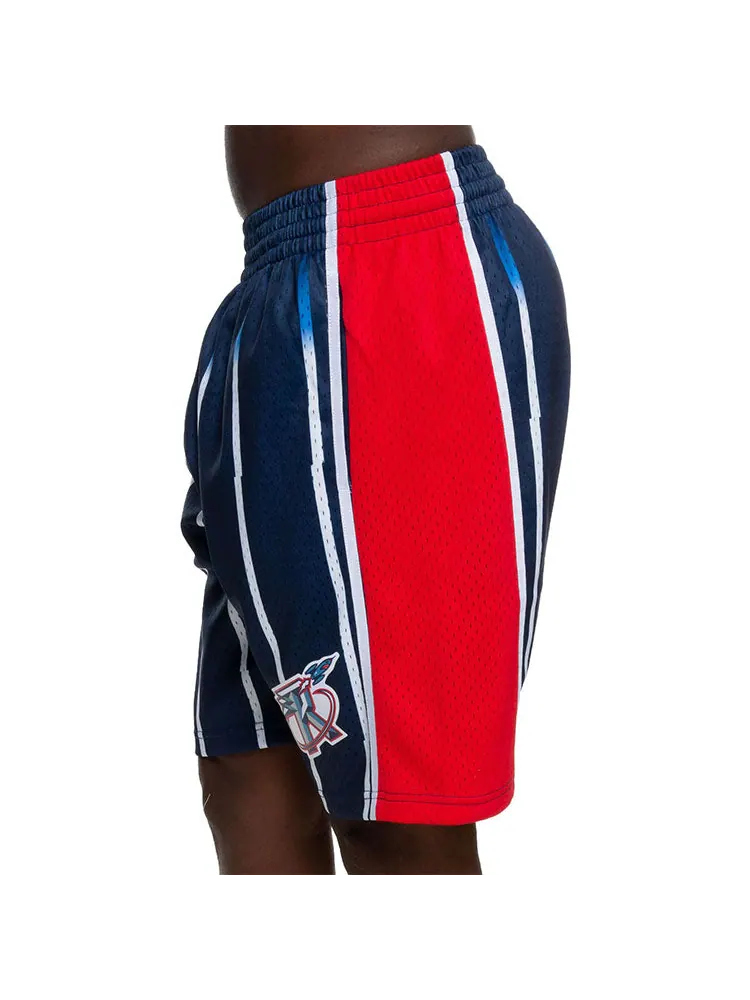 Спортивные шорты Mitchell & Ness NBA Swingman Shorts Houston Rockets Road 1996-97 'Navy White' — изображение 8 из 8