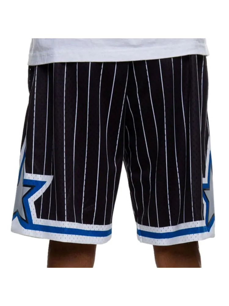 Спортивные шорты Mitchell & Ness NBA Swingman Shorts Orlando Magic 'Alternate' — изображение 4 из 5, черный
