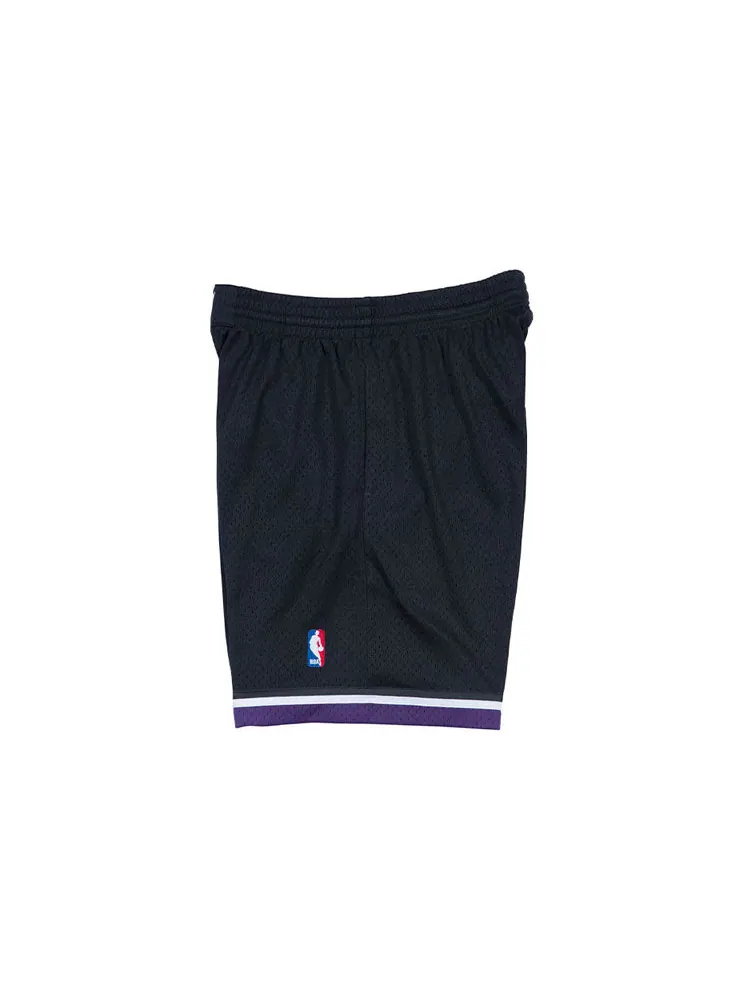 Шорты Mitchell & Ness NBA Swingman, Sacramento Kings Road, сезон 2000-01 — изображение 3 из 3, черный/фиолетовый/белый
