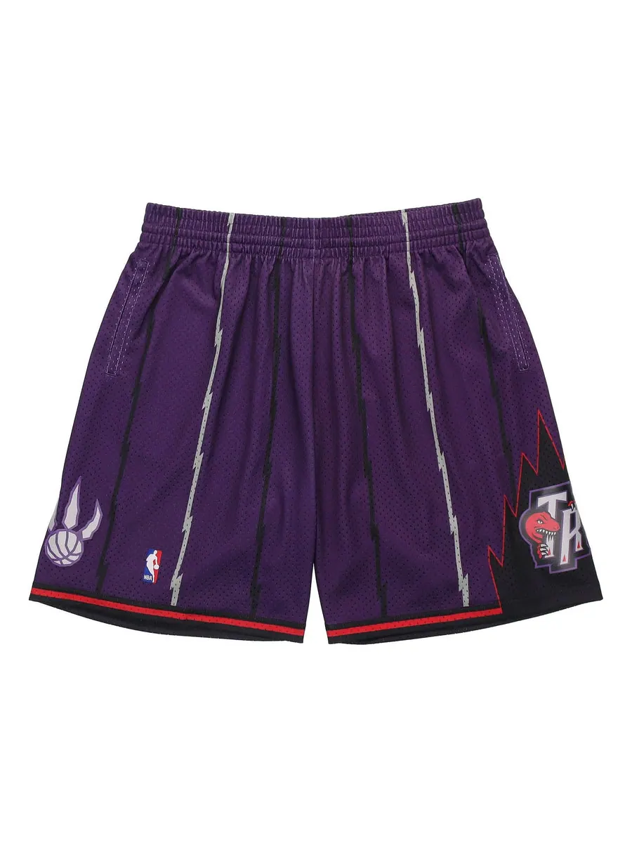 Спортивные шорты Mitchell & Ness NBA Swingman Shorts Toronto Raptors Road 1998-99 'Dark Purple' — изображение 1 из 5