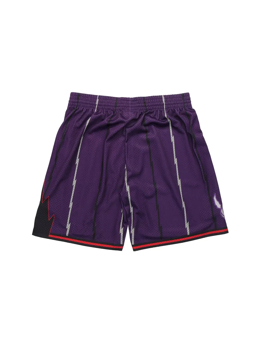 Спортивные шорты Mitchell & Ness NBA Swingman Shorts Toronto Raptors Road 1998-99 'Dark Purple' — изображение 2 из 5