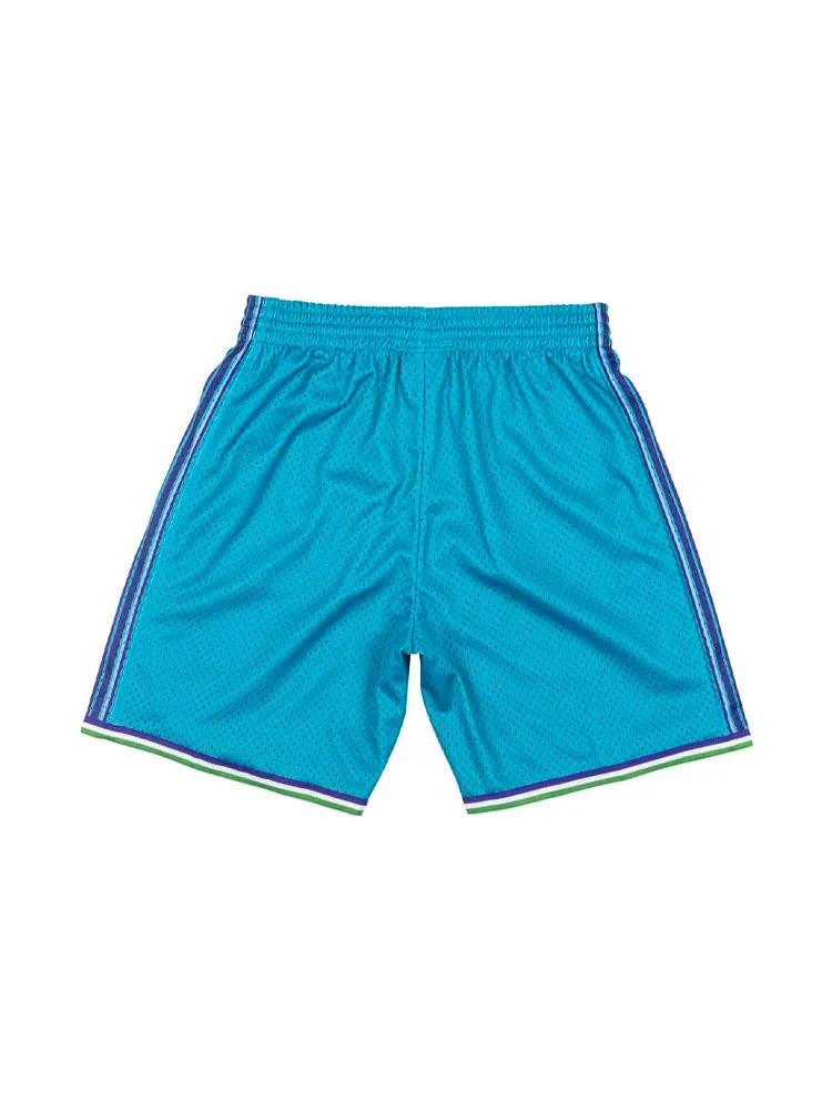 Спортивные шорты Mitchell & Ness NBA Swingman Shorts Charlotte Hornets Road 1999-00 'Blue' — изображение 2 из 4, синий