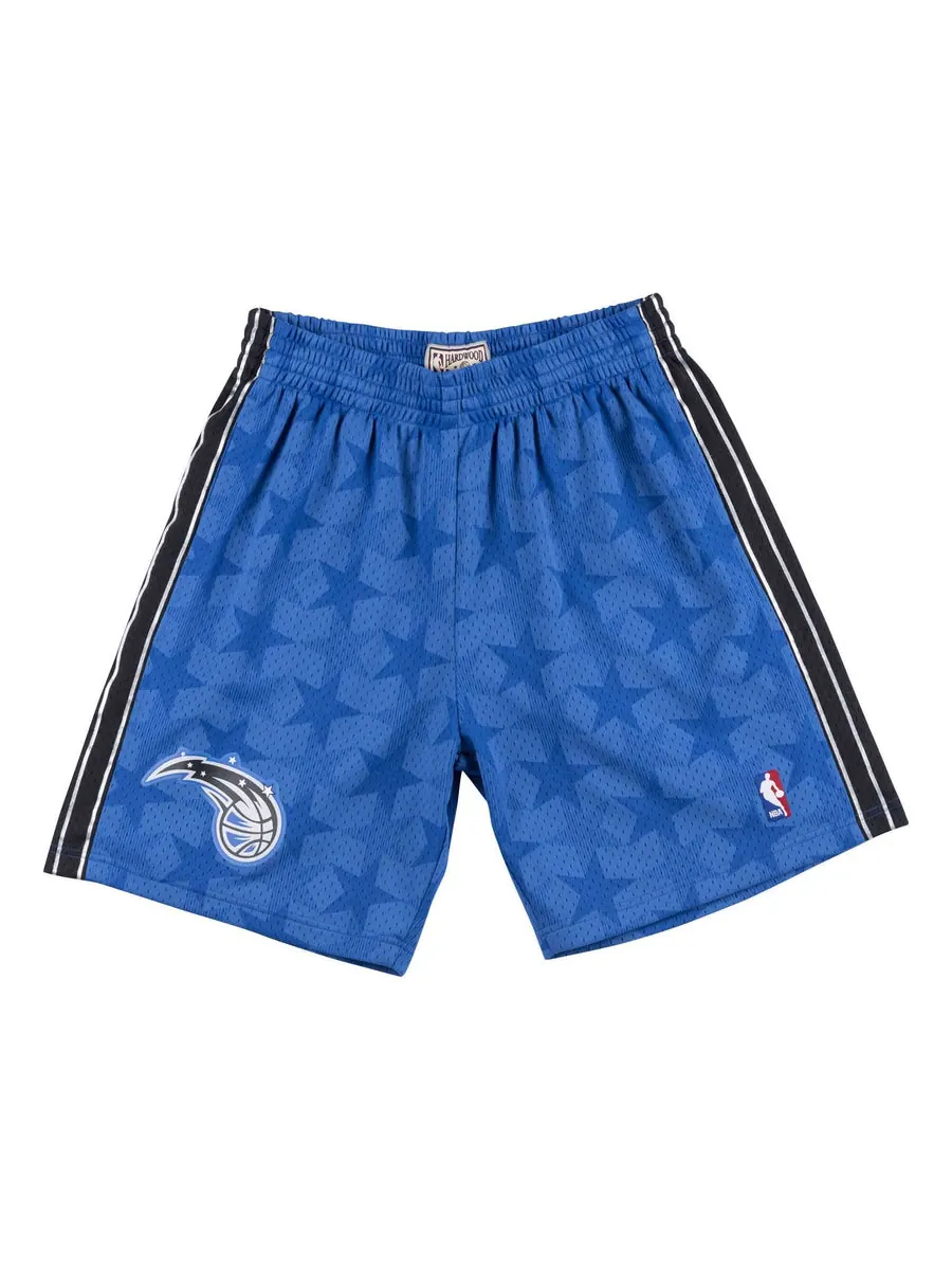 Спортивные шорты Mitchell & Ness NBA Swingman Shorts Orlando Magic 2000-01 'Blue Black' — изображение 1 из 4, синий