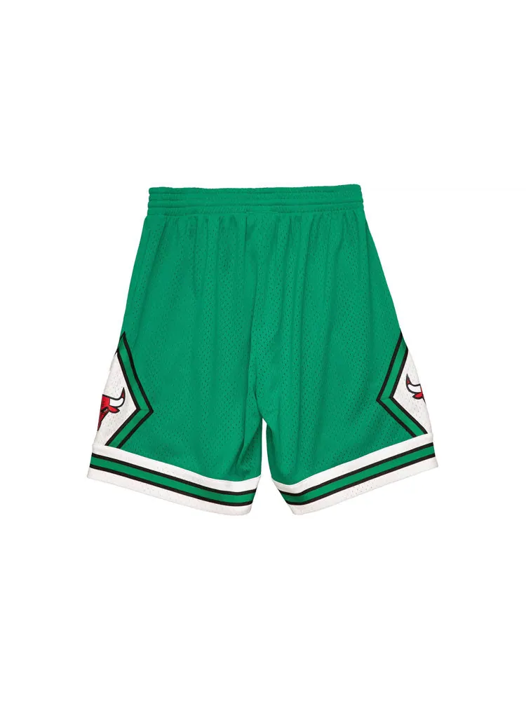 Спортивные шорты Mitchell & Ness NBA Swingman Chicago Bulls 2008-09 Shorts 'Green White' — изображение 2 из 2, зеленый