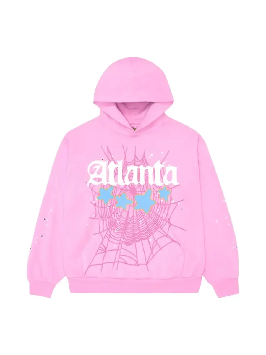 Худи Sp5der Atlanta Hoodie 'Pink' — изображение 1 из 2, розовый