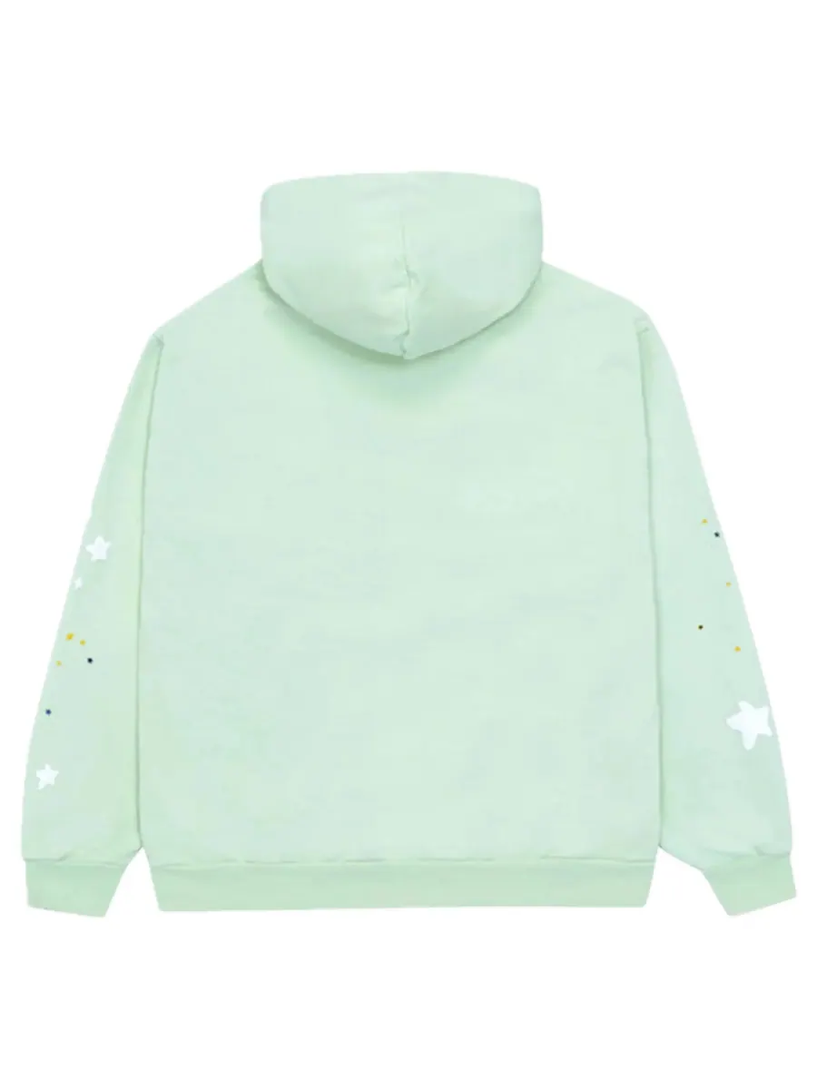 Худи Sp5der Hoodie 'Mint' — изображение 2 из 2, зеленый