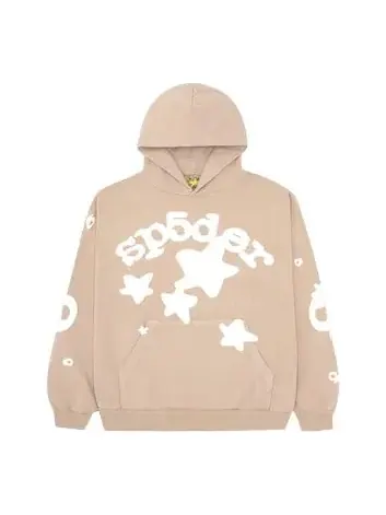 Худи Sp5der Beluga Hoodie 'Sand' — изображение 1 из 2, бежевый
