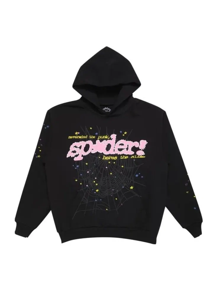 Худи SP5DER P*NK V2 Hoodie 'Black' — изображение 1 из 2, черный