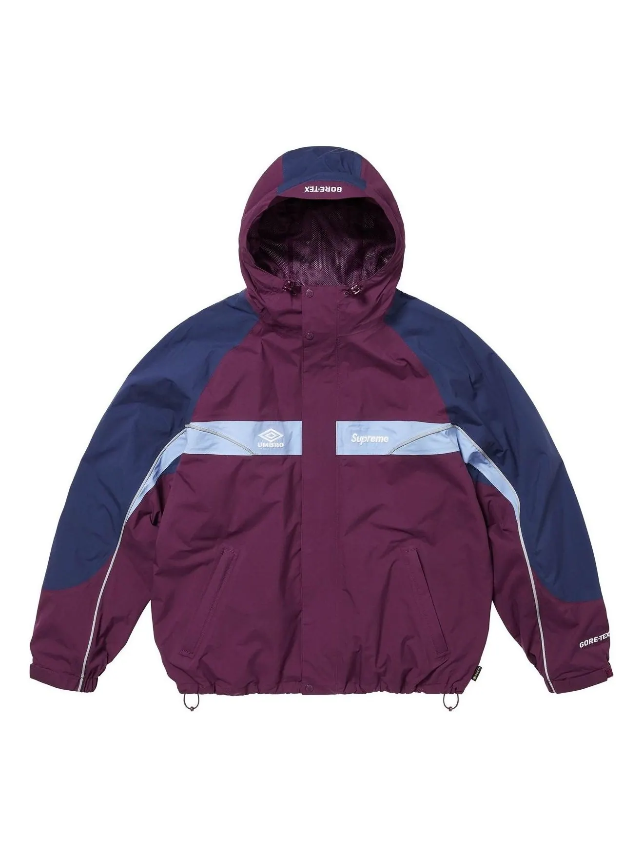 Куртка Supreme x Umbro GORE-TEX с капюшоном — изображение 1 из 3, темный фиолетовый