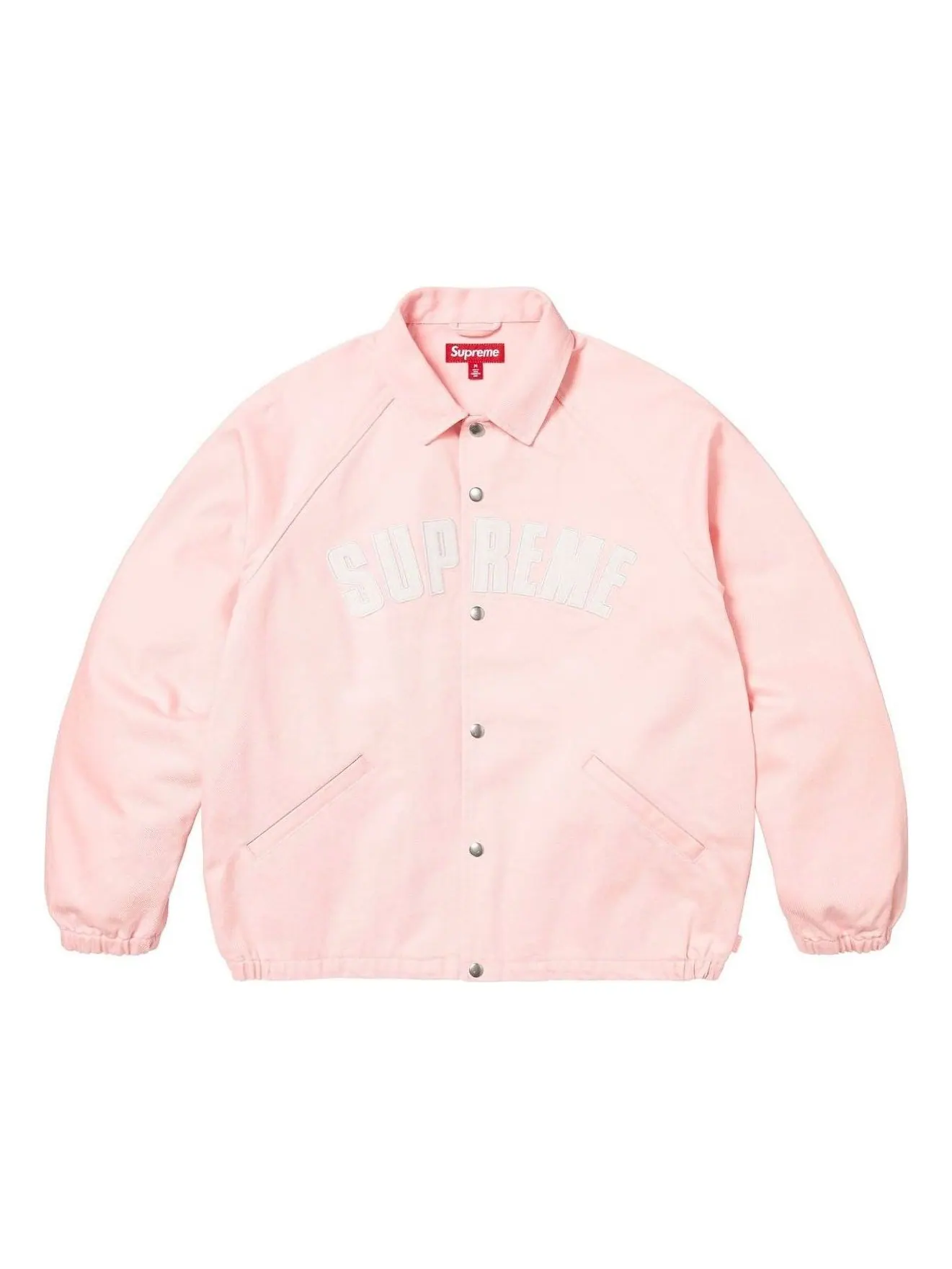 Куртка Supreme Arc Denim Coaches Jacket 'Light Pink' — изображение 1 из 2, розовый