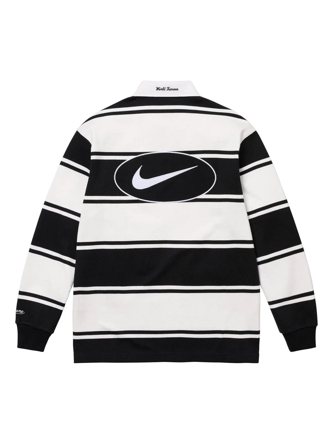 Supreme x Nike Stripe Rugby 'Black' — изображение 2 из 2, черный
