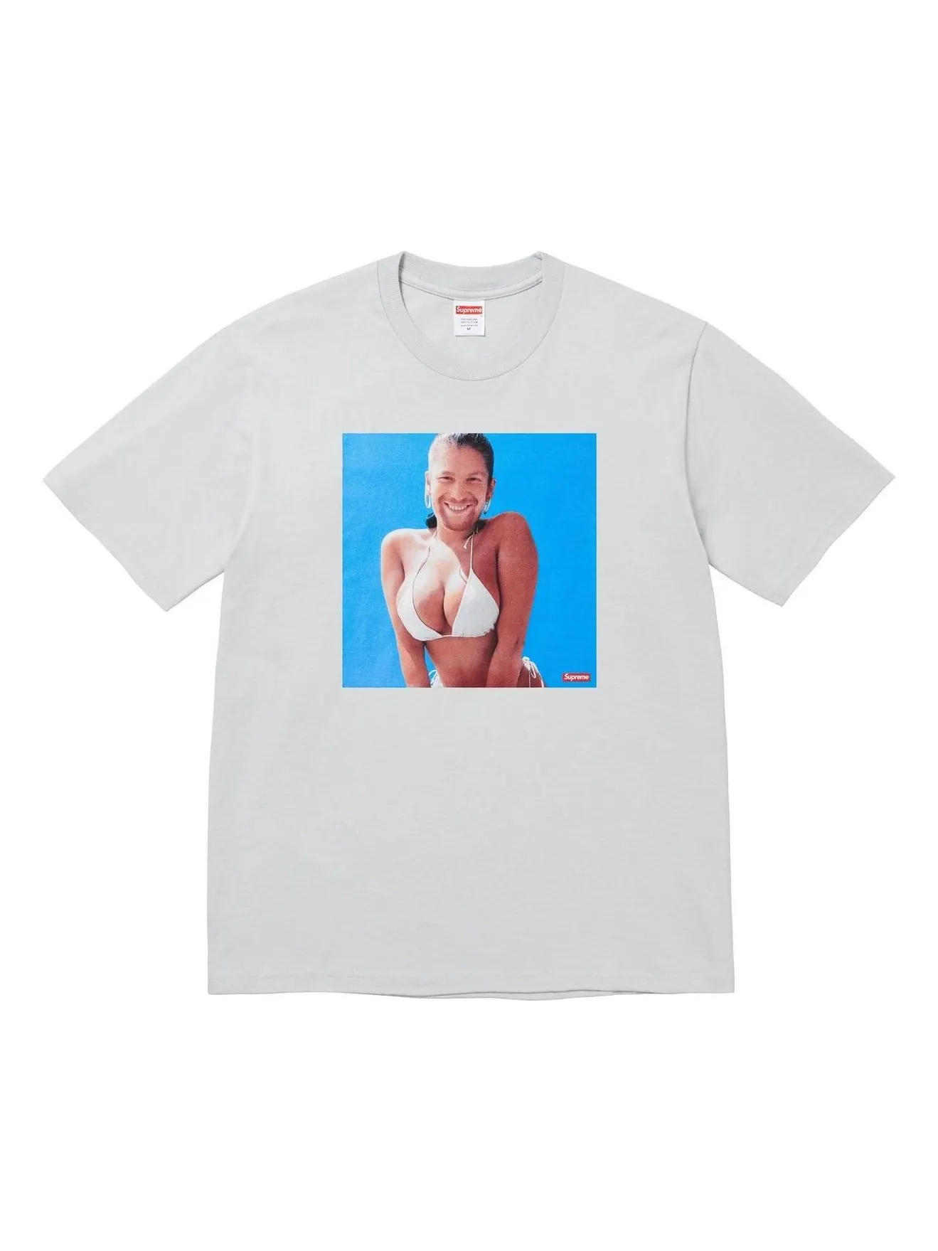 Футболка Supreme x Aphex Twin Windowlicker 'Cement' — изображение 1 из 2, цементный