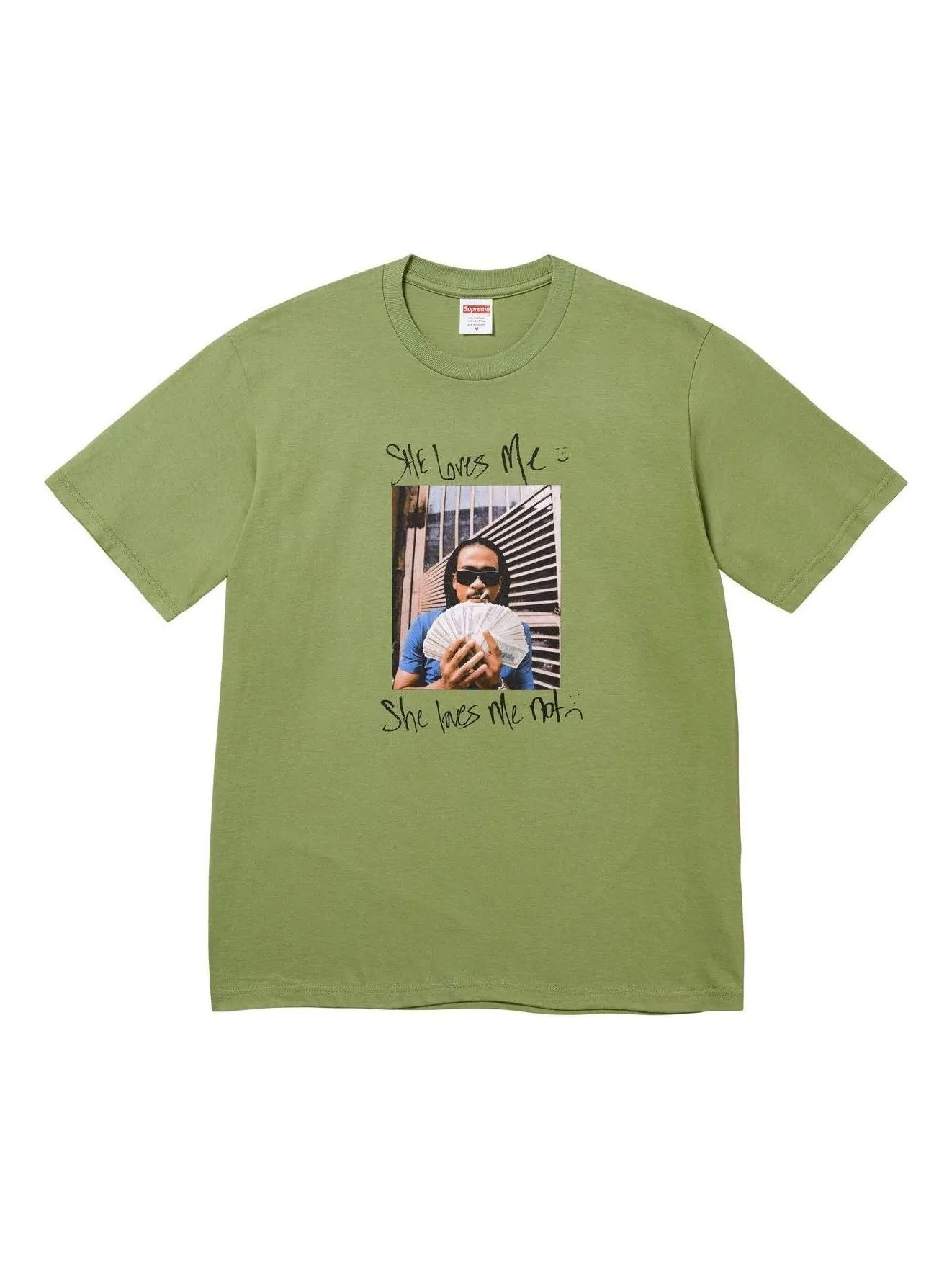 Футболка Supreme Max B 'Moss' — изображение 1 из 2, мох