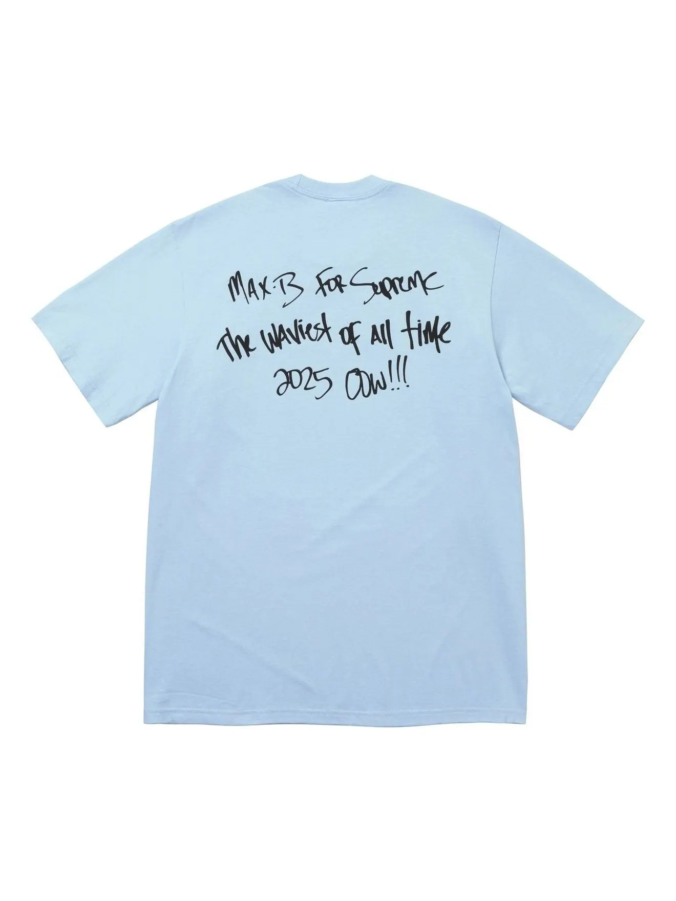 Футболка Supreme Max B 'Powder Blue' — изображение 2 из 2, синий