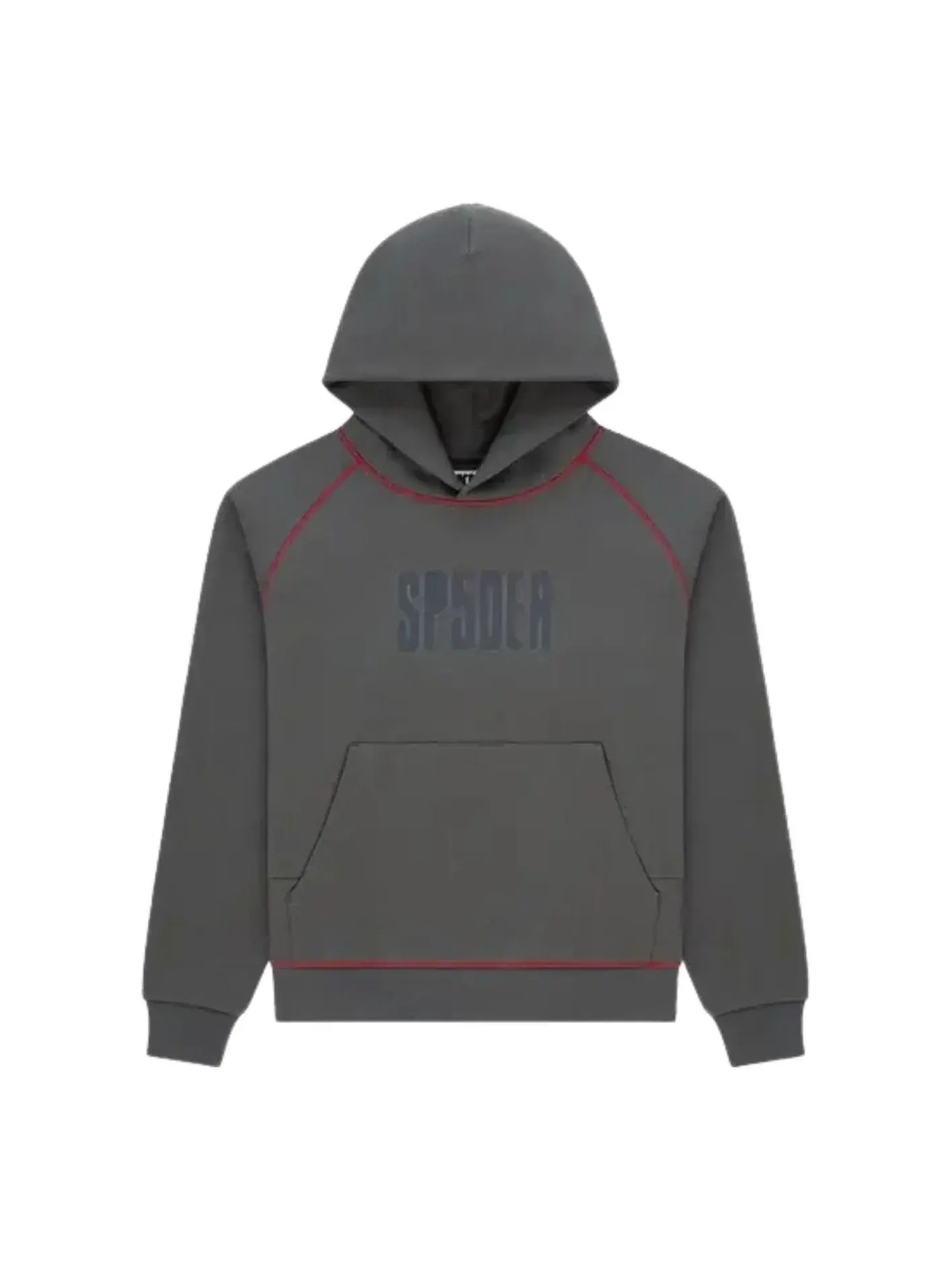 Худи Sp5der Archive Contrast 'Slate Grey' ST012FW25SLT — изображение 1 из 2, серый