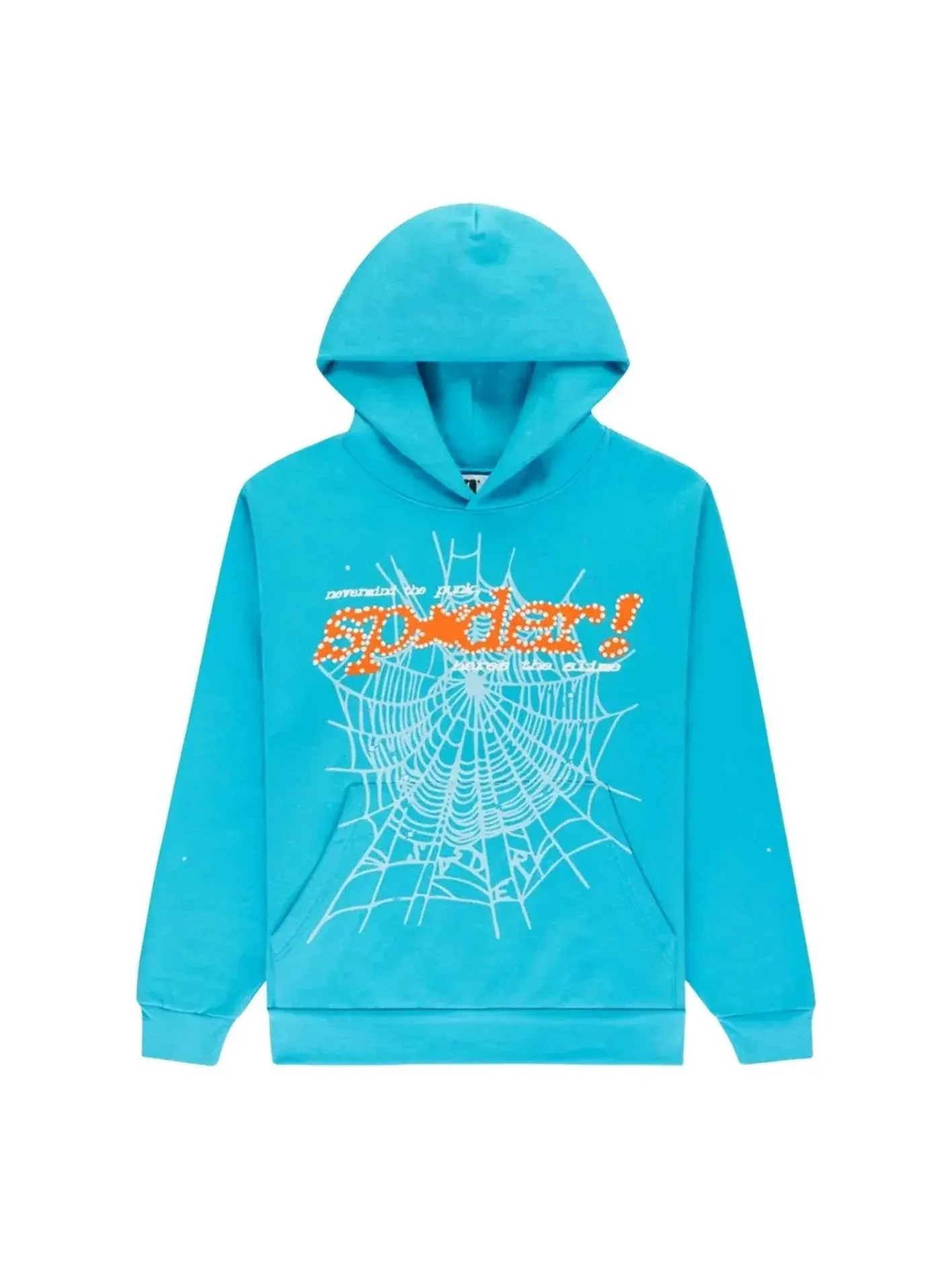 Худи Sp5der Punk V2 'Cyan' — изображение 1 из 2, синий