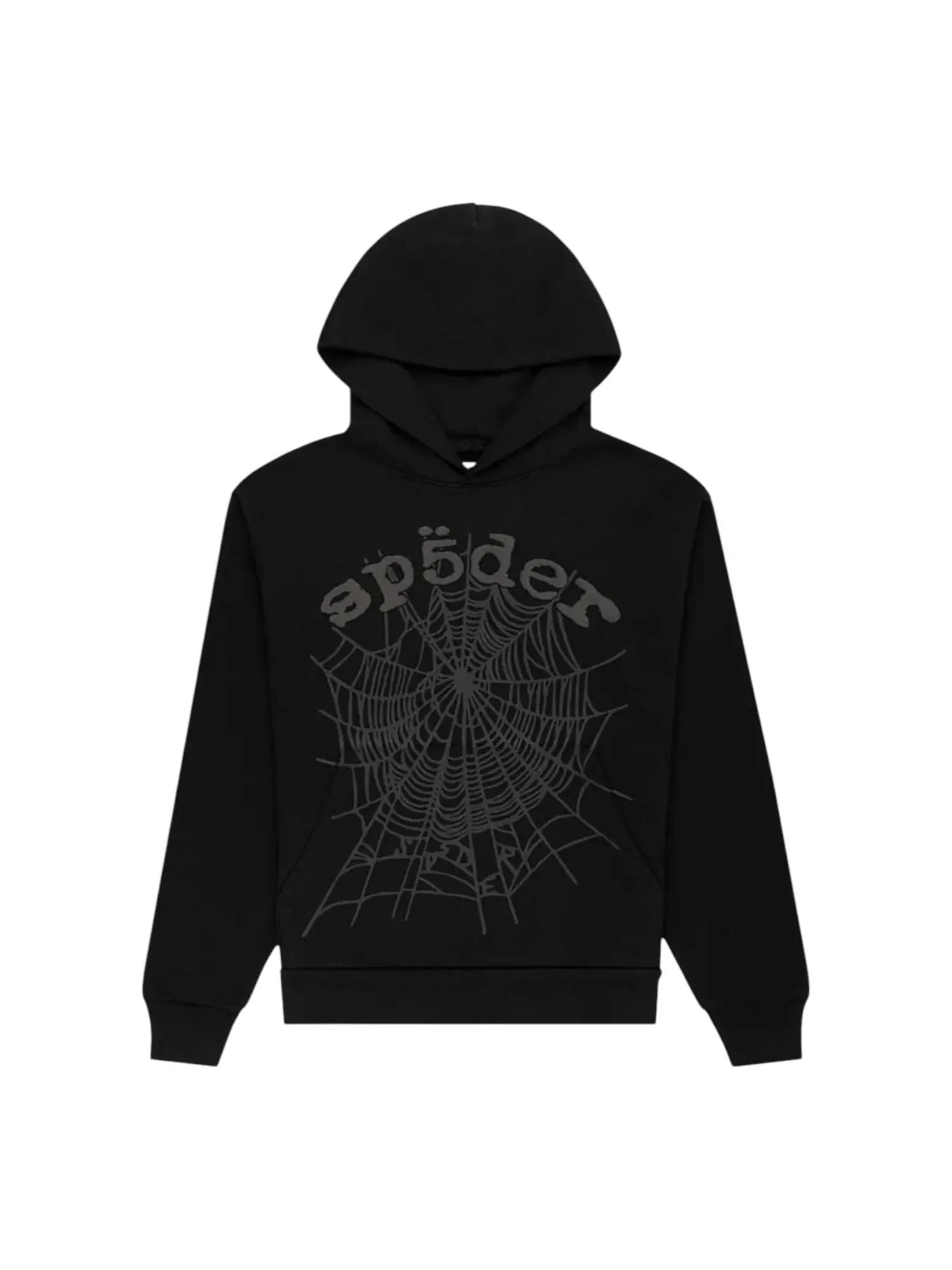 Худи Sp5der Phantom Web Hoodie 'Black' — изображение 1 из 2, черный