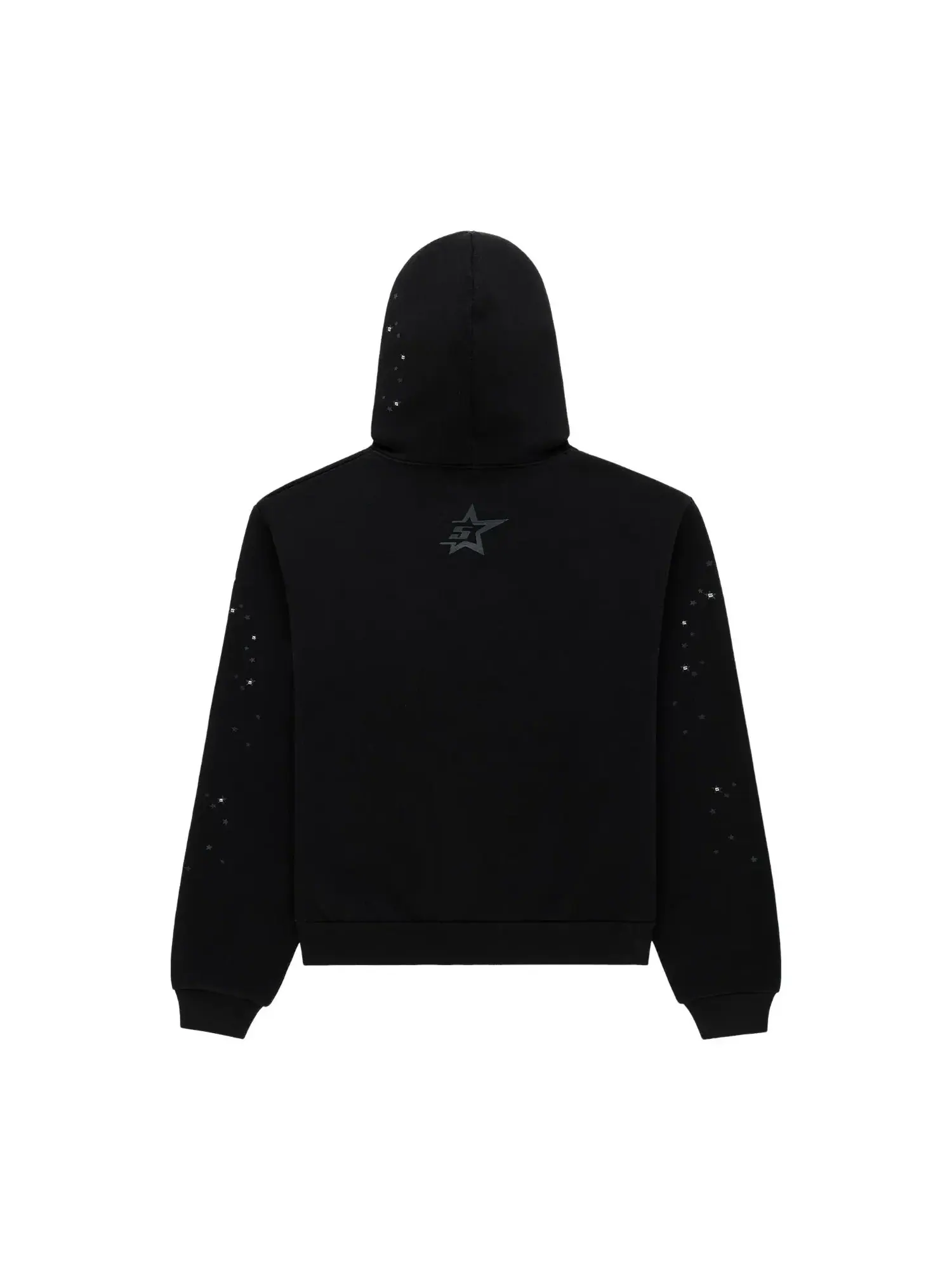 Худи Sp5der Rhinestone Punk V2 'Black' — изображение 2 из 2, черный