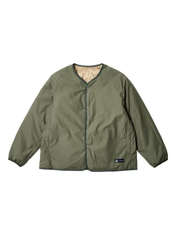 Куртка x nanamica fw23 reversible down cardigan 'green' Palace — изображение 1 из 3, зеленый