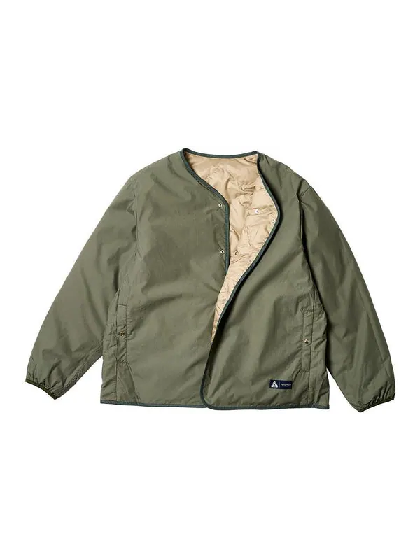 Куртка x nanamica fw23 reversible down cardigan 'green' Palace — изображение 2 из 3, зеленый