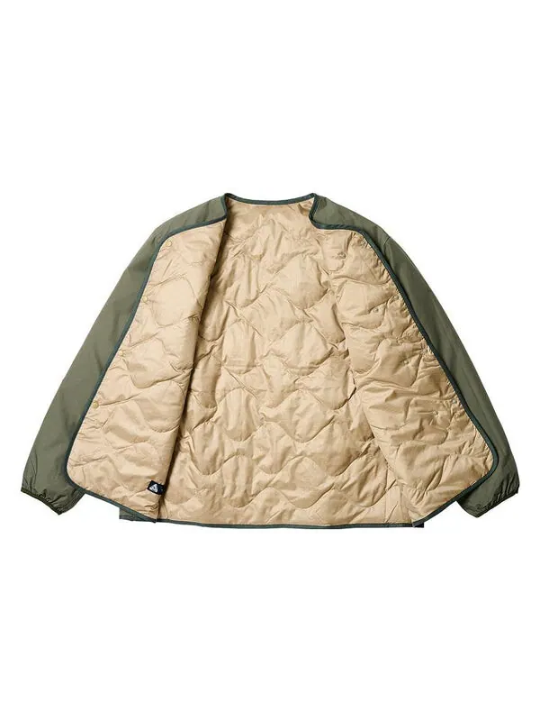 Куртка x nanamica fw23 reversible down cardigan 'green' Palace — изображение 3 из 3, зеленый