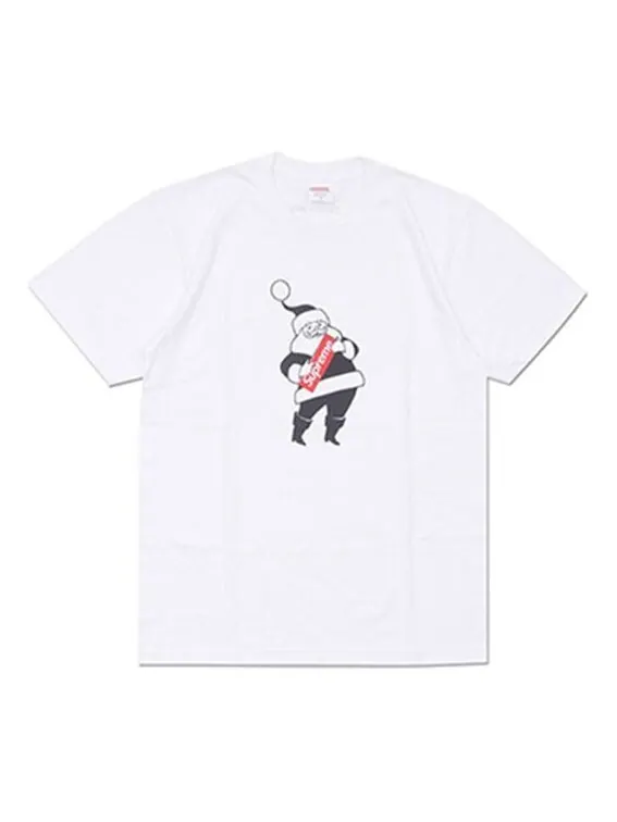 Футболка fw16 santa tee white limited short sleeve Supreme — изображение 1 из 1, белый