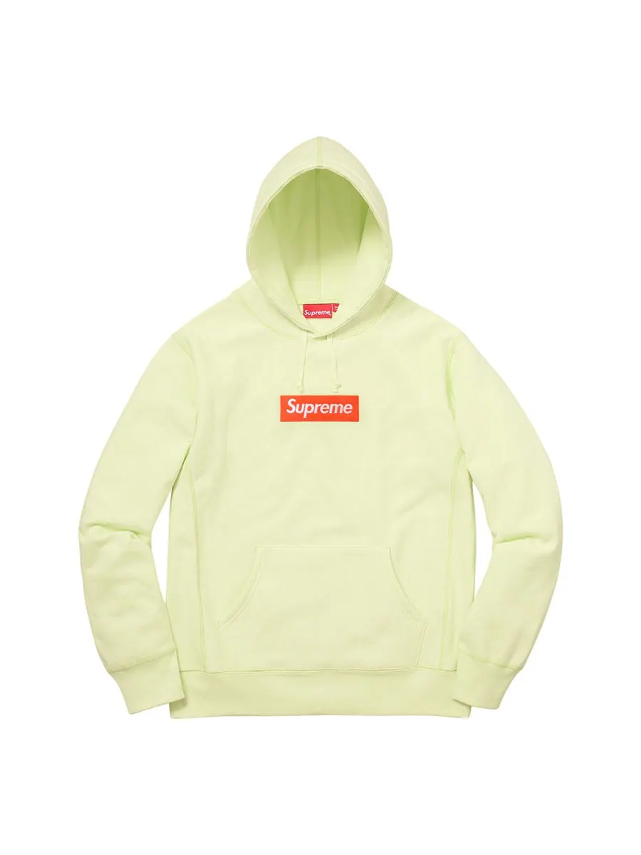 Худи Supreme FW17 Box Logo Hoodie 'Teal' — изображение 1 из 1, бирюзовый