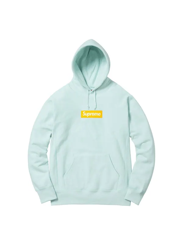 Толстовка fw17 box logo hoodie 'green' Supreme — изображение 1 из 1, зеленый