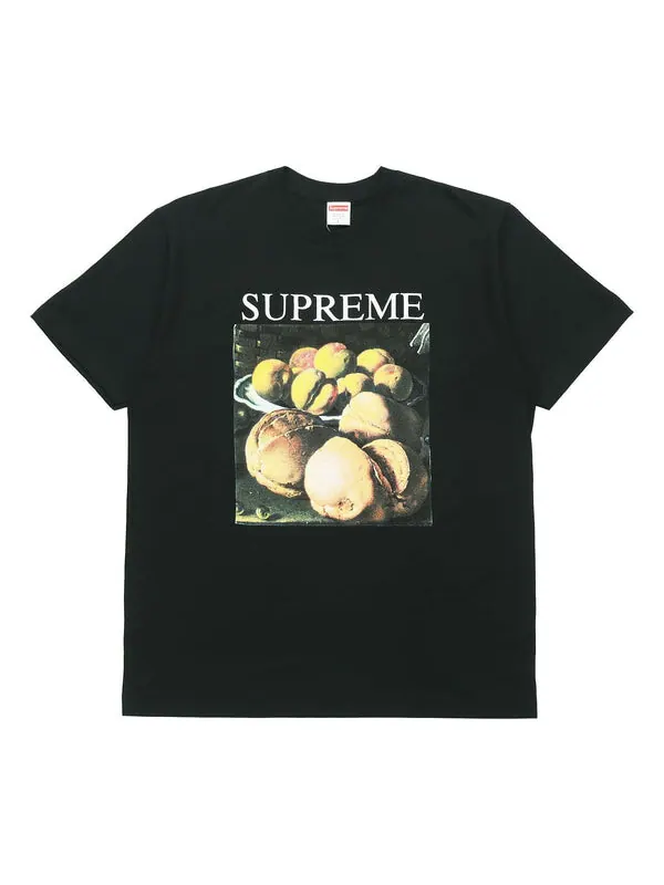 Футболка Supreme FW18 Still Life Tee Black Printing Short Sleeve Unisex — изображение 1 из 2, черный