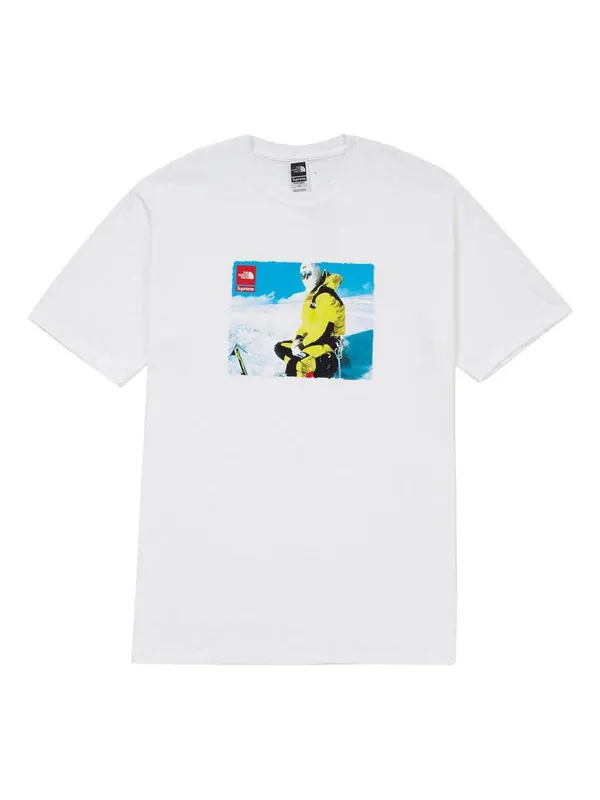 Футболка fw18 the north face photo white tee Supreme — изображение 1 из 1, белый