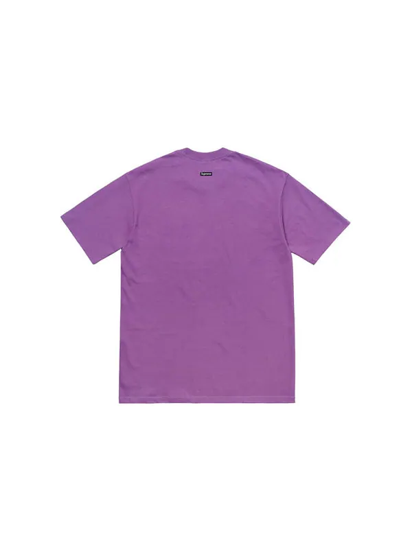 Футболка fw18 marvin gaye tee purple character printing short sleeve Supreme — изображение 2 из 2, фиолетовый