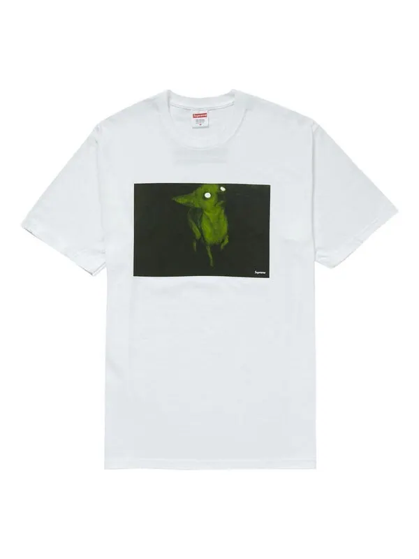 Футболка fw18 chris cunningham chihuahua white tee Supreme — изображение 1 из 1, белый