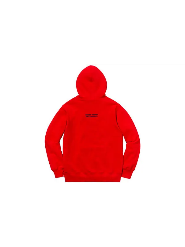 Толстовка fw18 chris cunningham chihuahua hooded sweatshirt red Supreme — изображение 2 из 2, красный