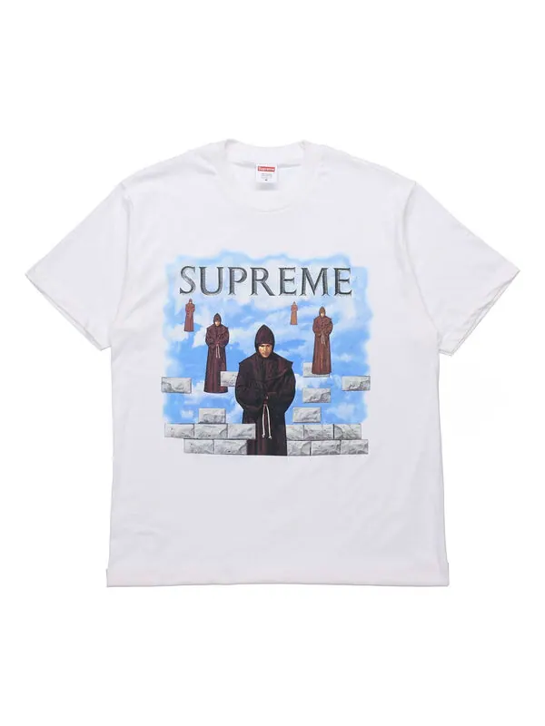 Футболка week 1 levitation tee printing short sleeve white Supreme — изображение 1 из 2, белый