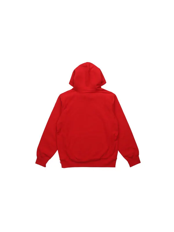 Толстовка fw19 week 16 bandana box logo hooded sweatshirt 'red' Supreme — изображение 2 из 2, красный