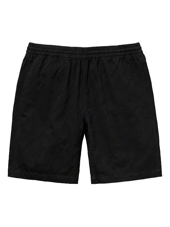 Шорты fw19 week 1 jacquard logos twill short logo Supreme — изображение 1 из 1, черный