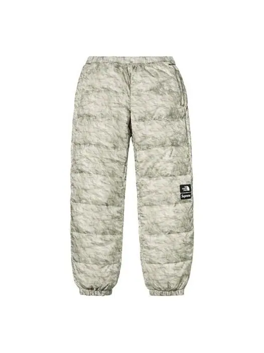Брюки fw19 week 18 x the north face paper print nuptse pant Supreme — изображение 1 из 3, серый