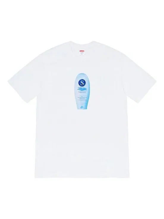 Футболка fw19 week 1 super cream tee short sleeve white Supreme — изображение 1 из 1, белый