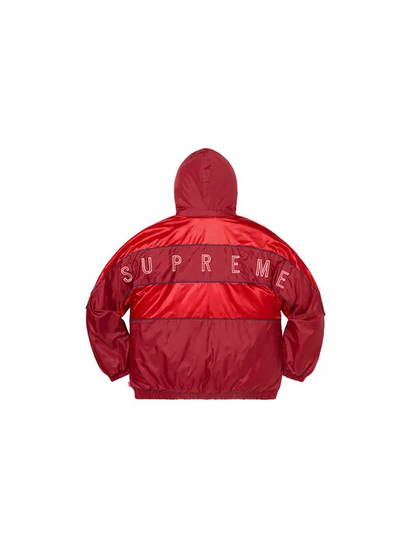 Куртка sports piping puffy jacket 'red' Supreme — изображение 2 из 2, красный