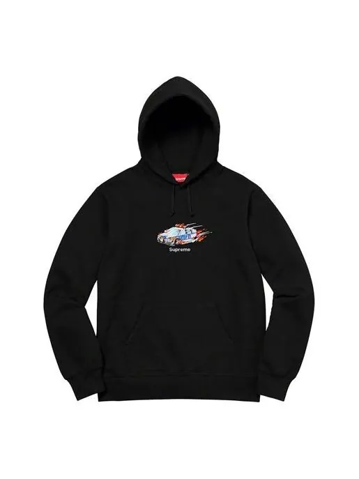 Толстовка fw19 week 5 cop car hooded sweatshirt Supreme — изображение 1 из 2, черный