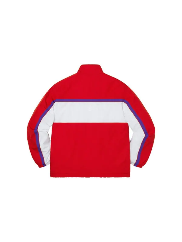 Куртка Supreme FW19 Week 5 x LACOSTE Puffy Half Zip Pullover — изображение 2 из 2, красный