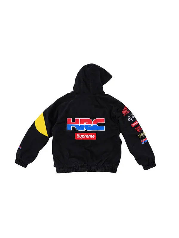 Куртка x honda fox racing puffy zip up jacket 'black' Supreme — изображение 2 из 2, черный