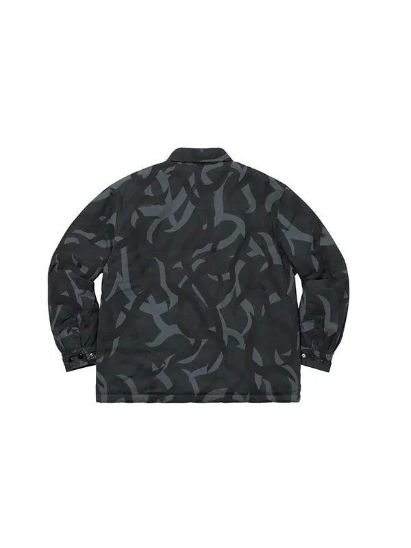 Куртка fw19 week 8 reversible puffy work jacket Supreme — изображение 2 из 4, черный